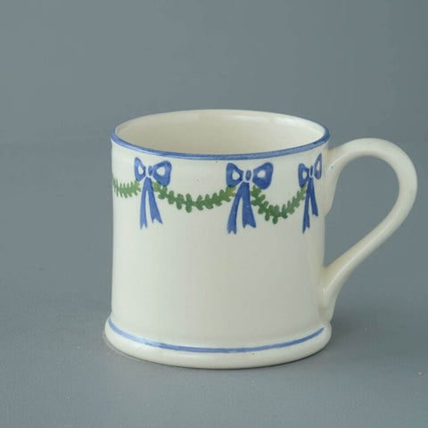 BRIXTON POTTERY NEW HANDMADE 250ml POTTERY MUG - Swags & Bows