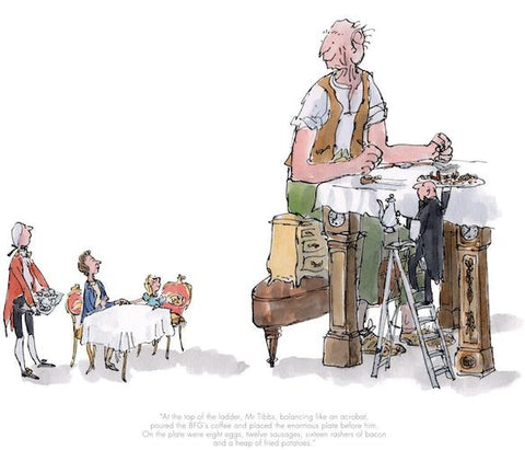 ROALD DAHL - RD8051 - Official Collector's Edition - BFG Has Breakfast with The Queen (Low Stock)