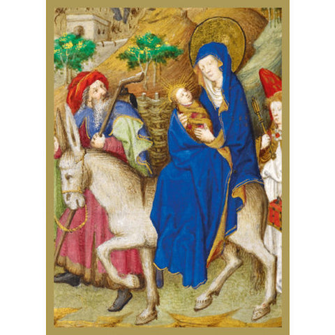 Christmas Cards - Pack of 8 - Christmas Masterpieces - Flight into Egypt