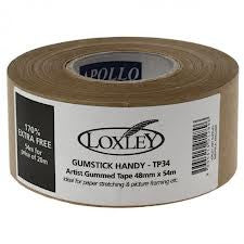 Loxley Gumstrip Brown Paper Adhesive Tape - 3 Widths