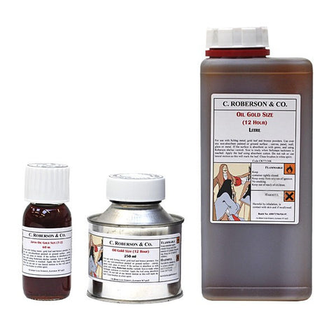 Oil Gold Size
