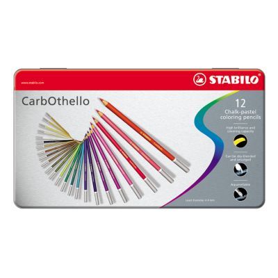 Stabilo Carbothello Chalk-Pastel Pencils Set of 12